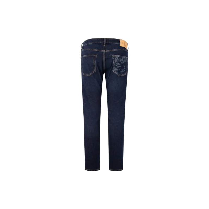 CALVIN KLEIN Year Of The Dragon Limited Series Jeans Men's Denim Dark Blue-2