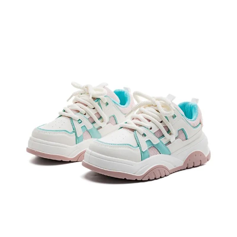 La Chapelle Height-Enhancing Wear-Resistant Lightweight Low-Top Skateboard Shoes Women's-11