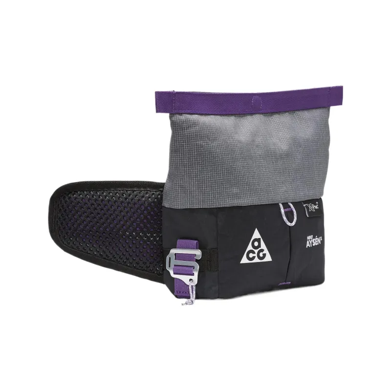 Nike Polyester Fanny Pack Regular Unisex Black & Cool Gray & White-2