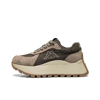Kappa Wear Resistant Slip Resistant Low Top Casual Shoes Women's Stag Brown