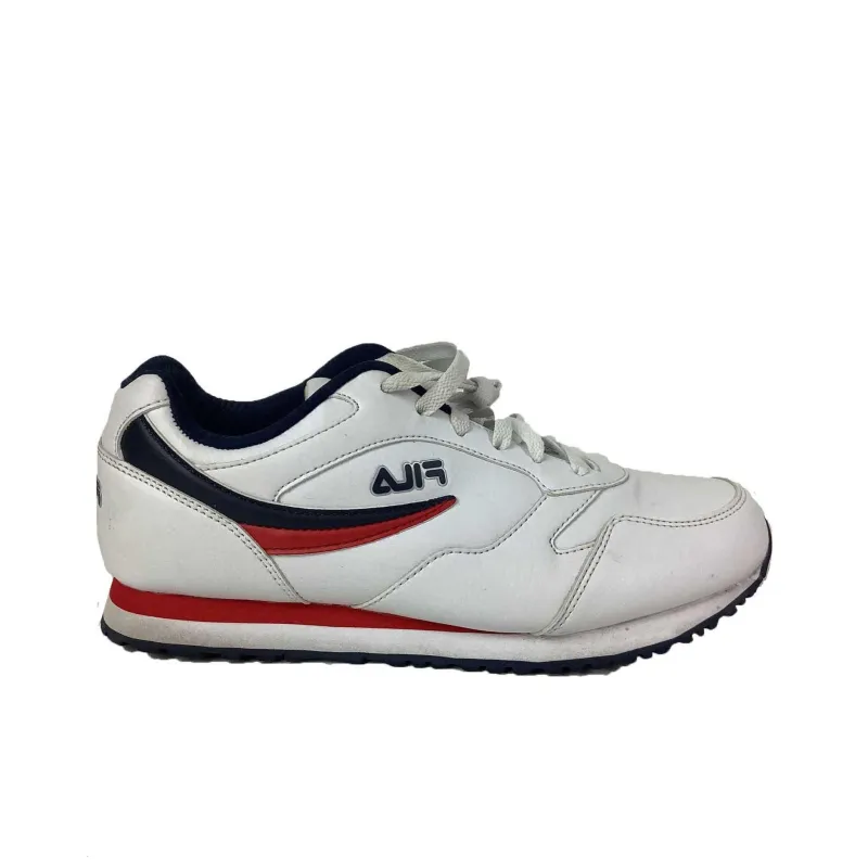 FILA Anti-Slip And Wear-Resistant Breathable Low-Top Tennis Shoes Women's White-1