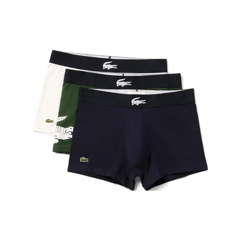 LACOSTE Logo waistband Boxers Pack Of Three-0