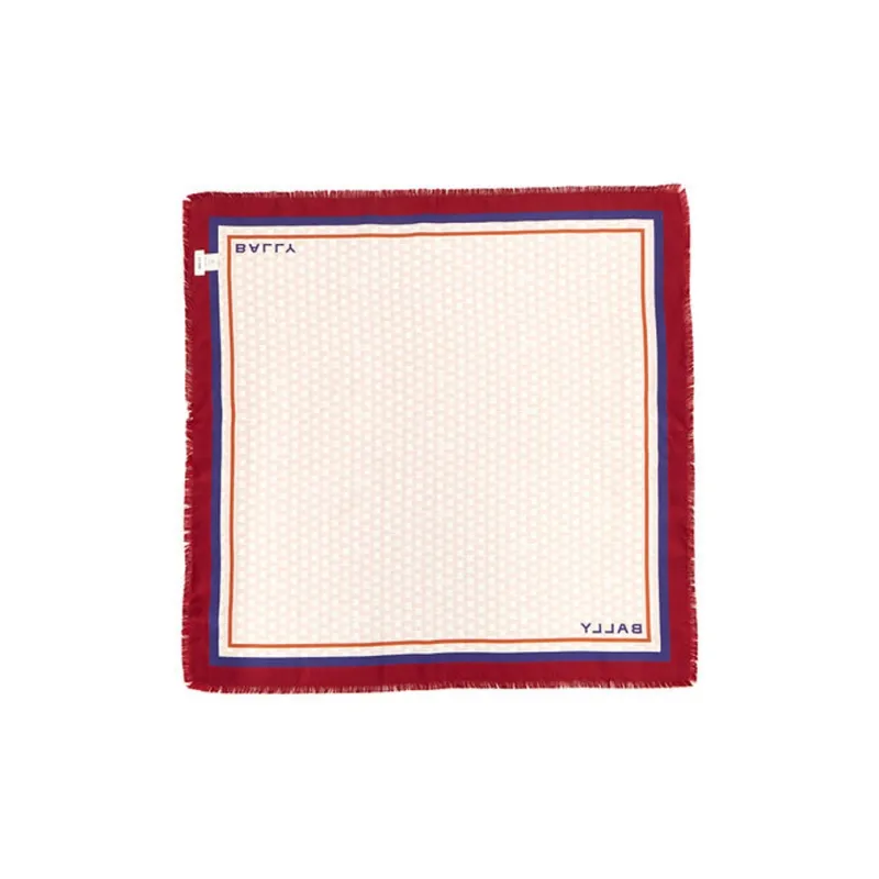 BALLY Silk Scarves Women's Pink-2