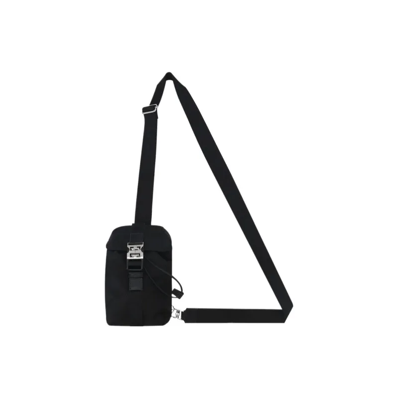 GIVENCHY Nylon Fabric Shoulder Bag Crossbody Bag Men's Black-1