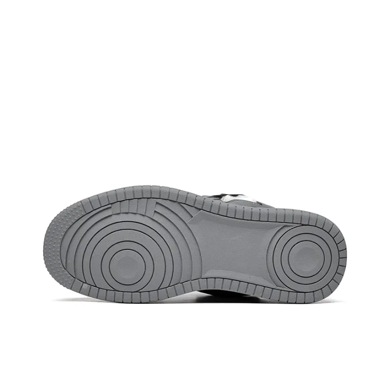 Angelmi Anti-Slip And Wear-Resistant Lightweight Low-Top Skateboard Shoes Unisex Black-4