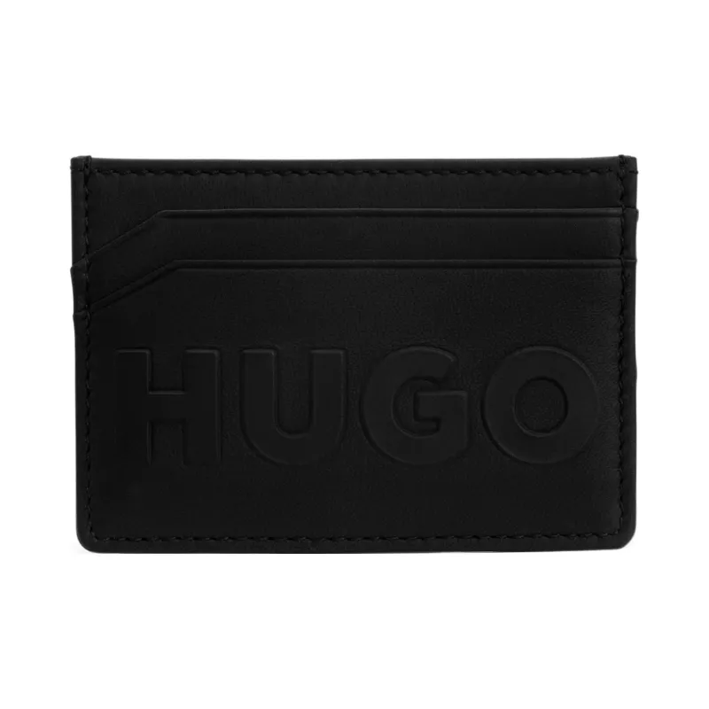 HUGO BOSS Sheepskin Card Holder Men's Black-0