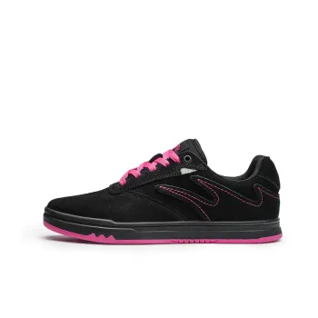 GOLUCK Anti Slip Wear Resistant Low Top Skateboard Shoes Unisex Black