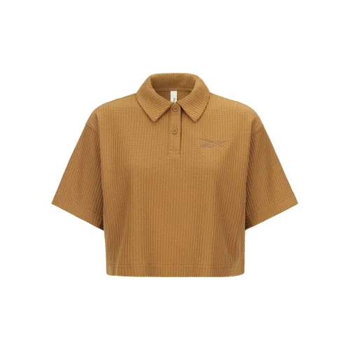 Reebok Polo Shirt Women's Brown