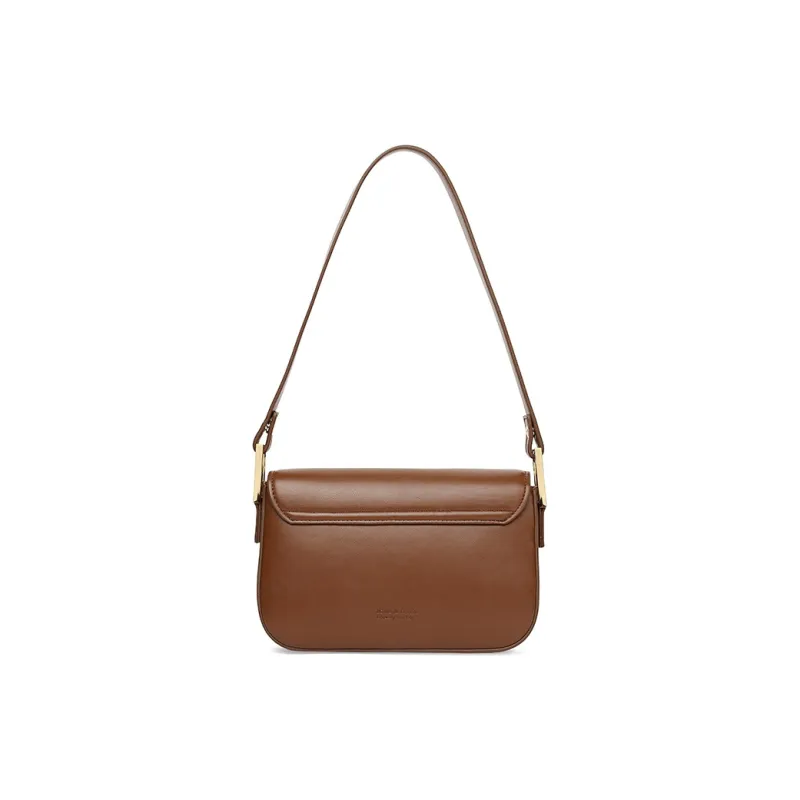 TUCANO With Cow Leather And PU Crossbody Bag, Shoulder Bag Trumpets Women's Brown-2