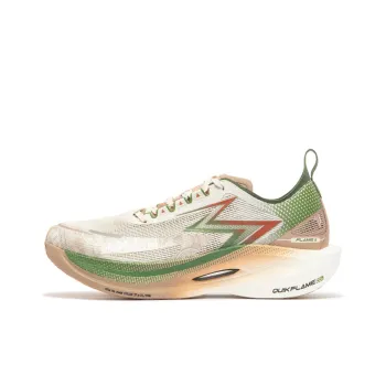 361° Fly Burn 2.5 Cushioning Anti-Slip Wear-Resistant Breathability Low-Top Running Shoes Unisex Beige Green