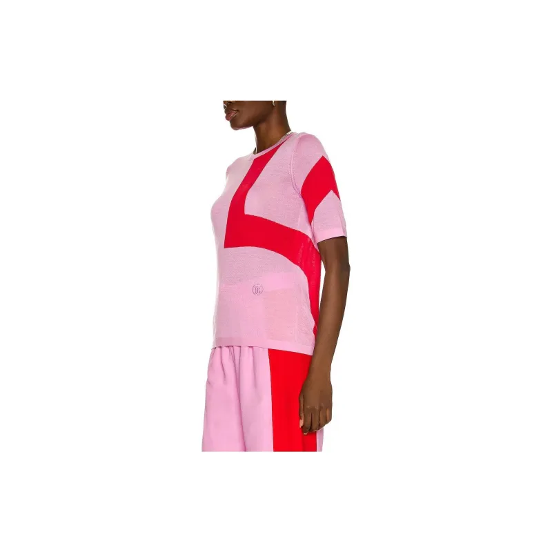 Burberry T-Shirts Women's Pink-2