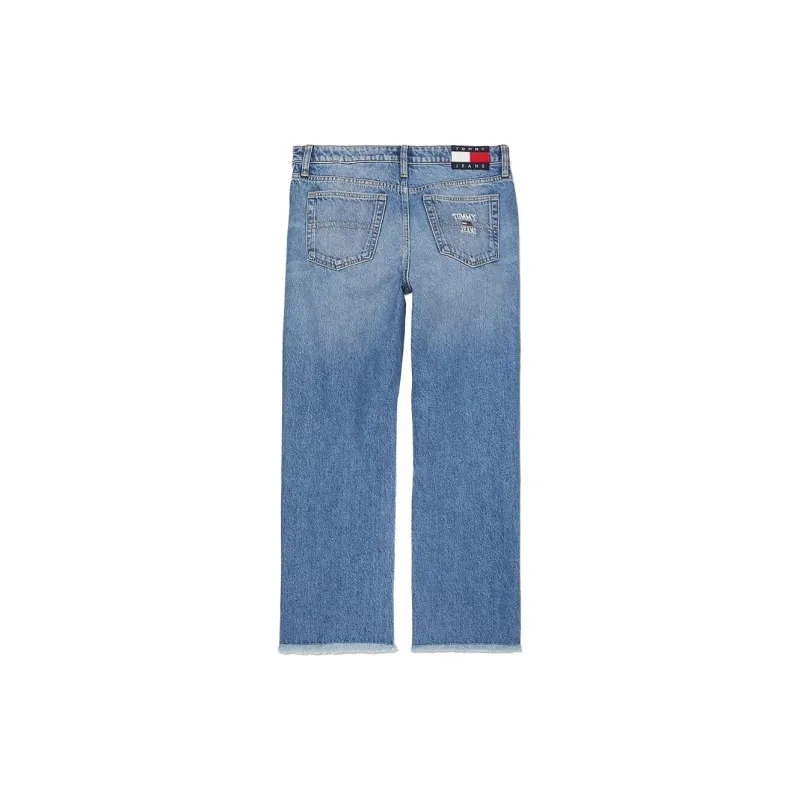 Tommy Hilfiger Loose Fit Jean Bottoms Medium Wash Jeans Women's Blue-1