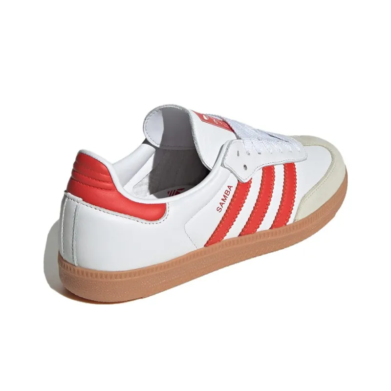 Adidas Samba OG 'White Solar Red Gum' Women's-3