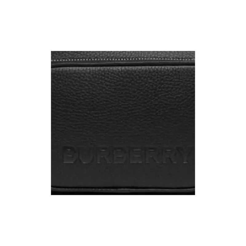 Burberry Leather Shoulder Bag, Crossbody Bag Women's Black-6