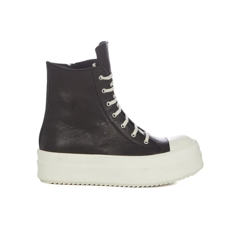 RICK OWENS Runway Mega Bumper High Black Milk Women's-1