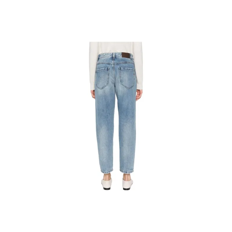 Brunello Cucinelli Logo Patch Straight Leg Jeans-1