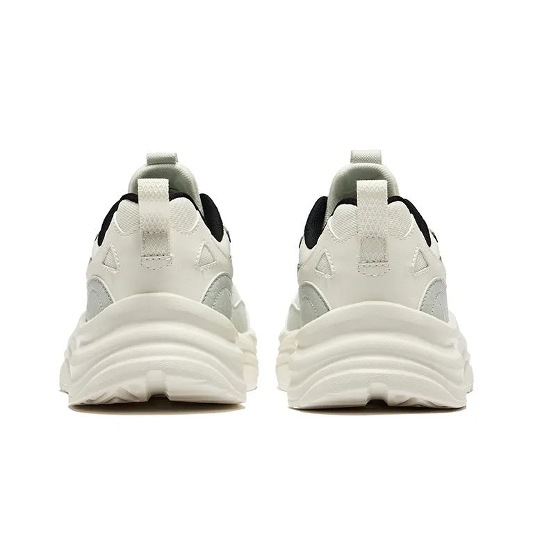 Erke Harmonious Wind 1.0 Cushioning, Wear Resistant Low Top Casual Shoes Men's Microcrystal White Dew Gray-3