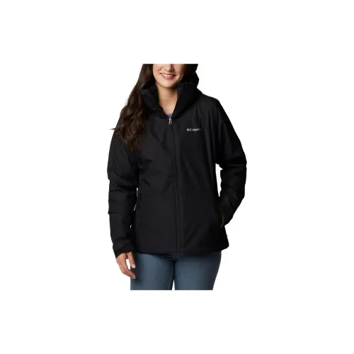 Columbia Windbreaker Jackets Women's Black