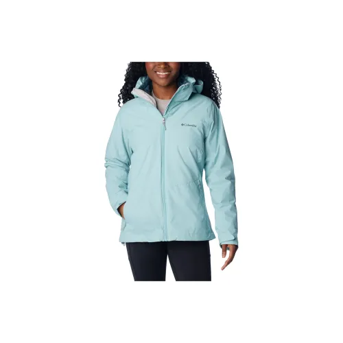 Columbia Windbreaker Jackets Women's Blue