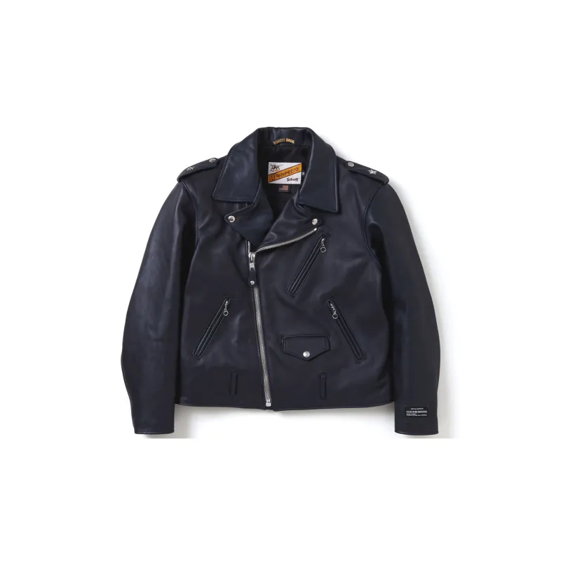 NEIGHBORHOOD x Schott X Kostas FW23 Leather Jacket Unisex-3