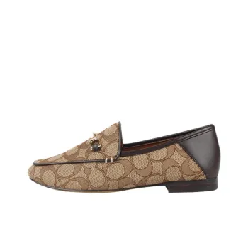 COACH Haley Loafers Women's Khaki Brown