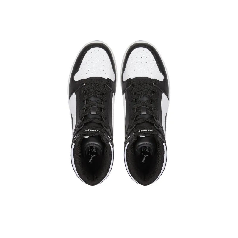 PUMA Rebound Layup High Top Sneakers 'Black White'-3