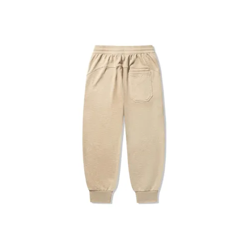 LiNing Li Ning X Jackie Chan Co-branded Kung Fu Series Knitted Sweatpants Men Musk Apricot