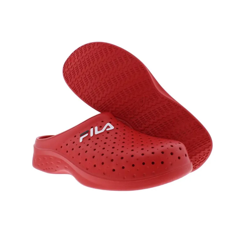 FILA Impel Slide Clogs Men's Red-3