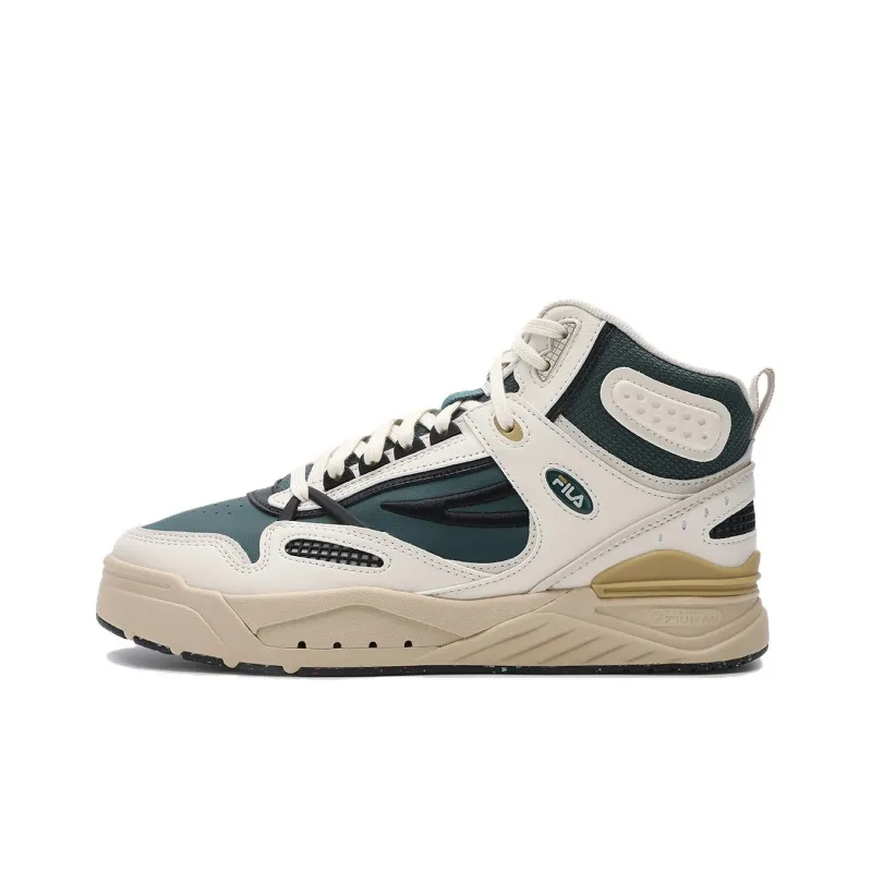 FILA High Top Sneakers 'White Green' Women's-0