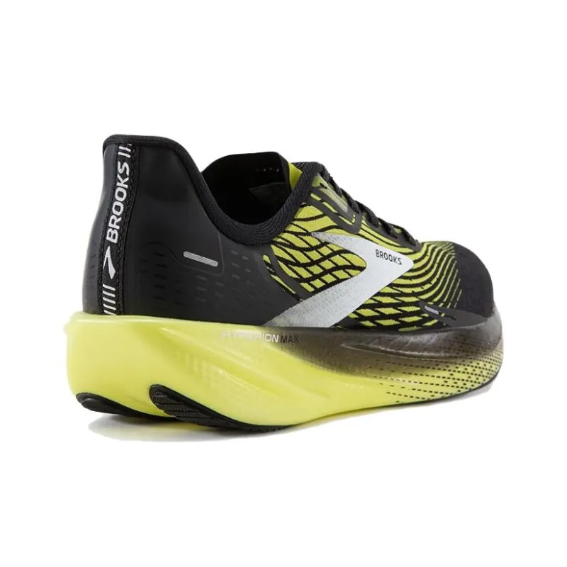 Brooks Hyperion Ma Gale Cushioning Slip Resistant Low Top Running Shoes Men's Yellow Black-2