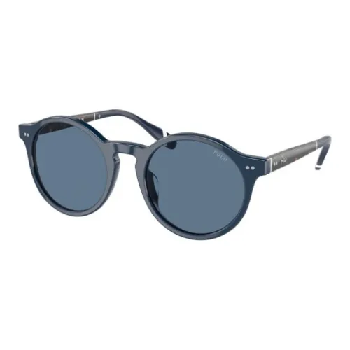 Polo Ralph Lauren Round Sunglasses Men's Dark Blue