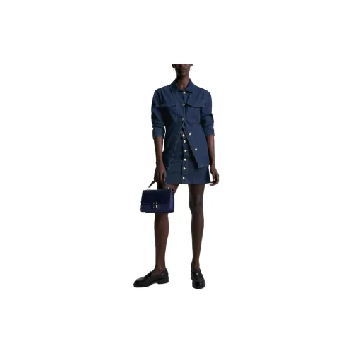 Tommy Hilfiger Casual Short Skirts Women's Blue