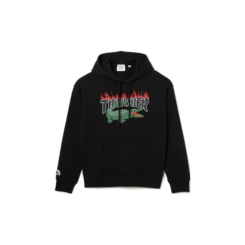 LACOSTE X Thrasher Oversized Sweat Hoodie - POIZON