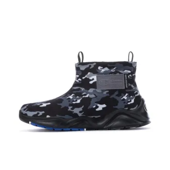 Champion Rally Drizzle Breathable And Wear-resistant Mid-Top Casual Shoes Men's Camouflage Black