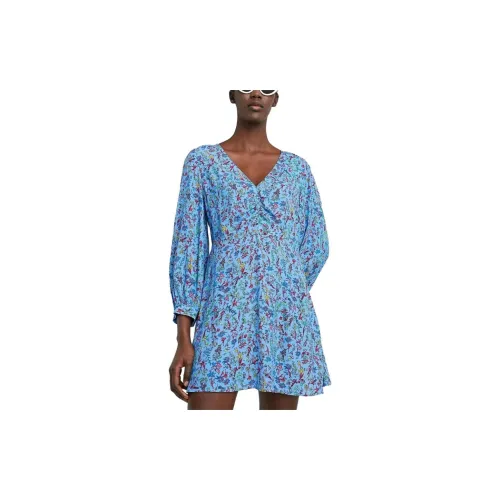 Tommy Hilfiger Long-Sleeved Dresses Women's Blue