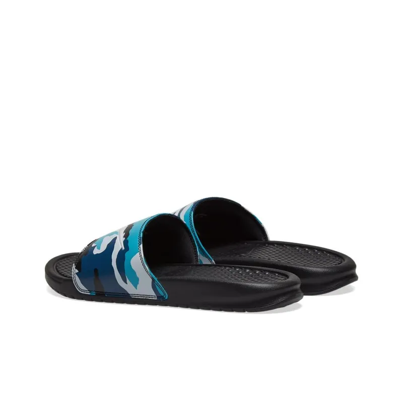 Nike Benassi Jdi Print Slide 'Black Blue Camo'-2