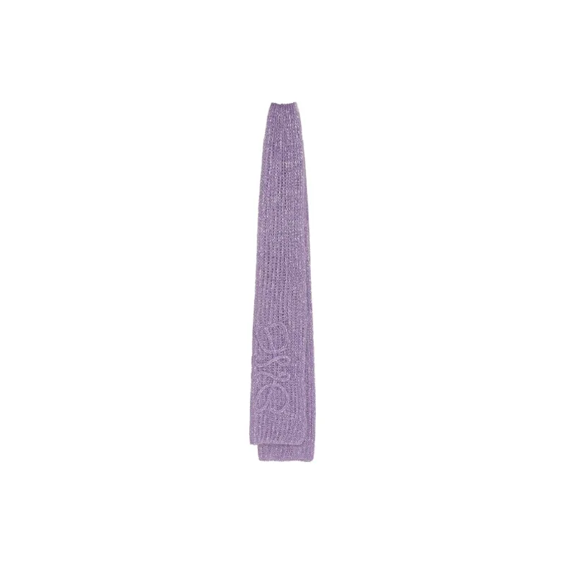 LOEWE Knit Scarves Unisex Purple-0