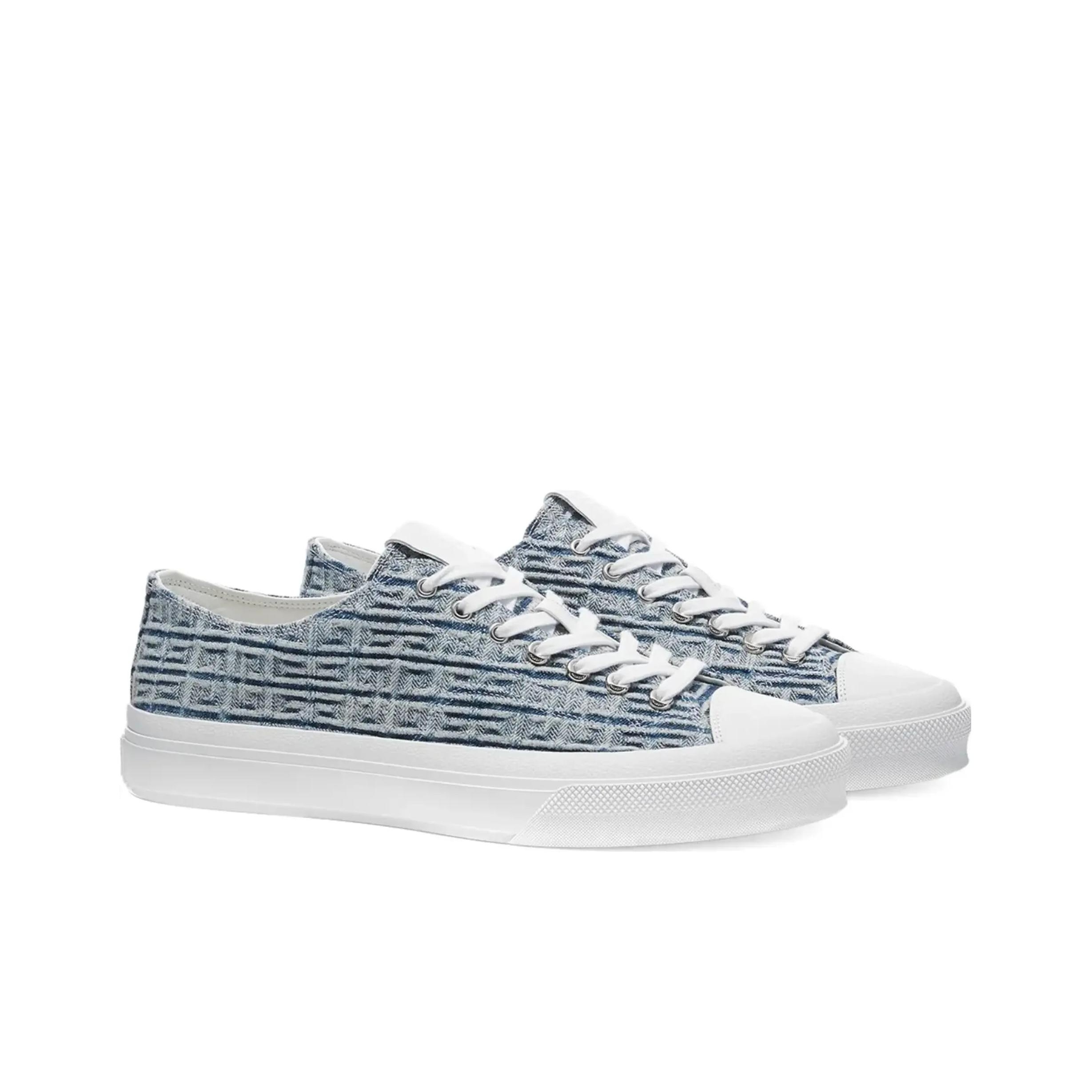 【数量限定】GIVENCHY_women / City Low 4G デニムスニーカー Givenchy City Low '4G - Denim' - POIZON