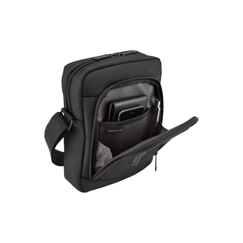 SAMSONITE Polyester Messenger Bag, Shoulder Bag, Crossbody Bag Men's Black-3