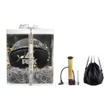 White Box Packaging, Black Ball+Pump