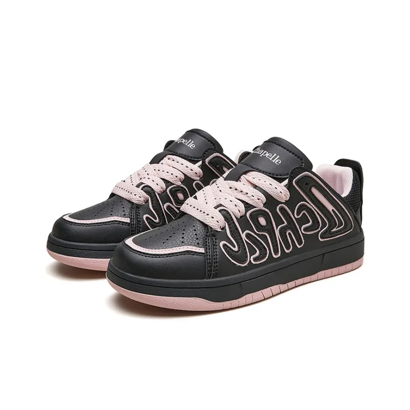 La Chapelle Height Increasing Lightweight Breathable Low-Top Skateboard Shoes Women's-1