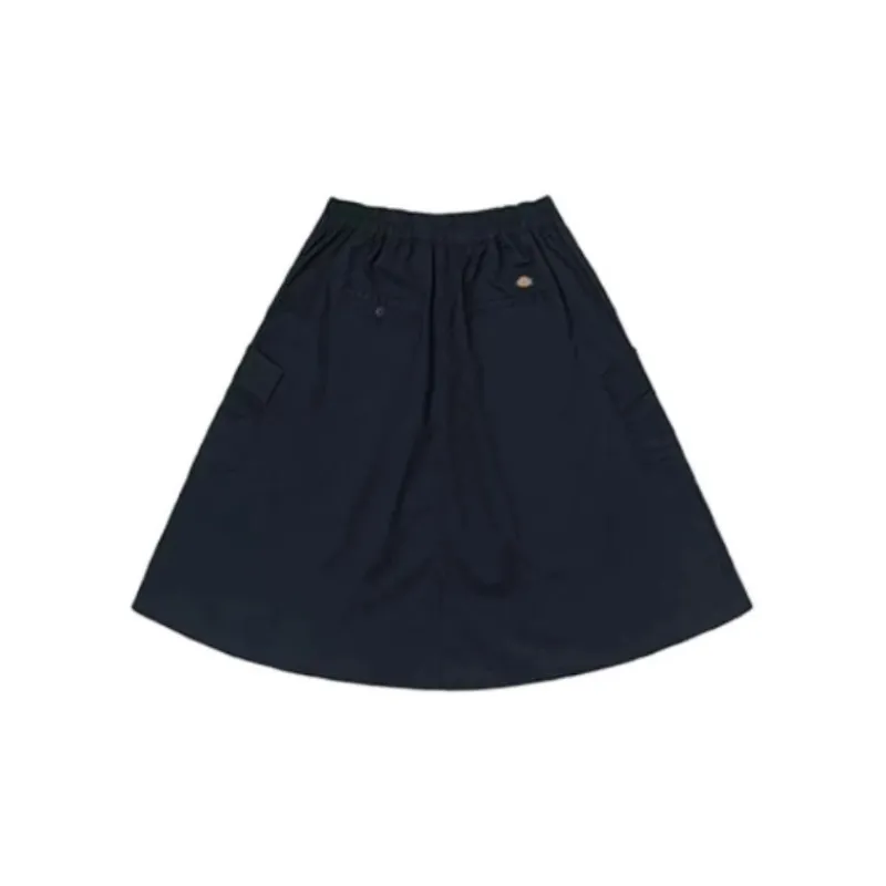 Dickies Casual Long Skirts Women's Dark Marine Blue-1