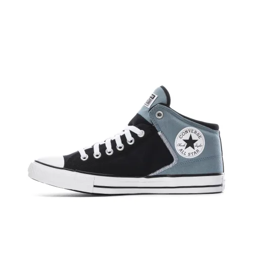 Converse Chuck Taylor Hi Canvas Shoes Men Mid-Top Blue Black