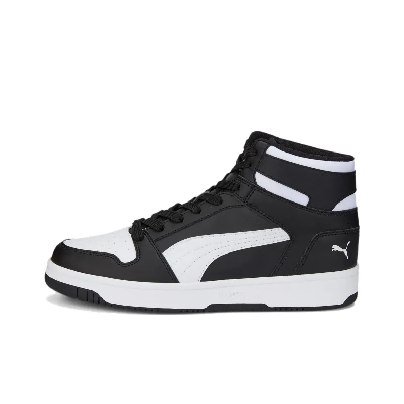 PUMA Rebound Layup High Top Sneakers 'Black White'-0