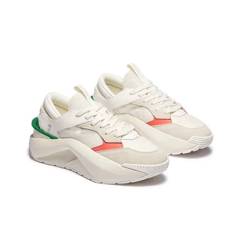 WCBL Chunky Sneakers Unisex Low Top Ecru-2