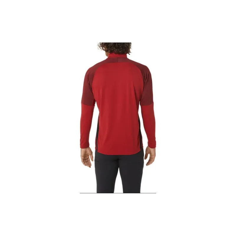 Asics Stretch Half Zip Training Jackets Men Red-1