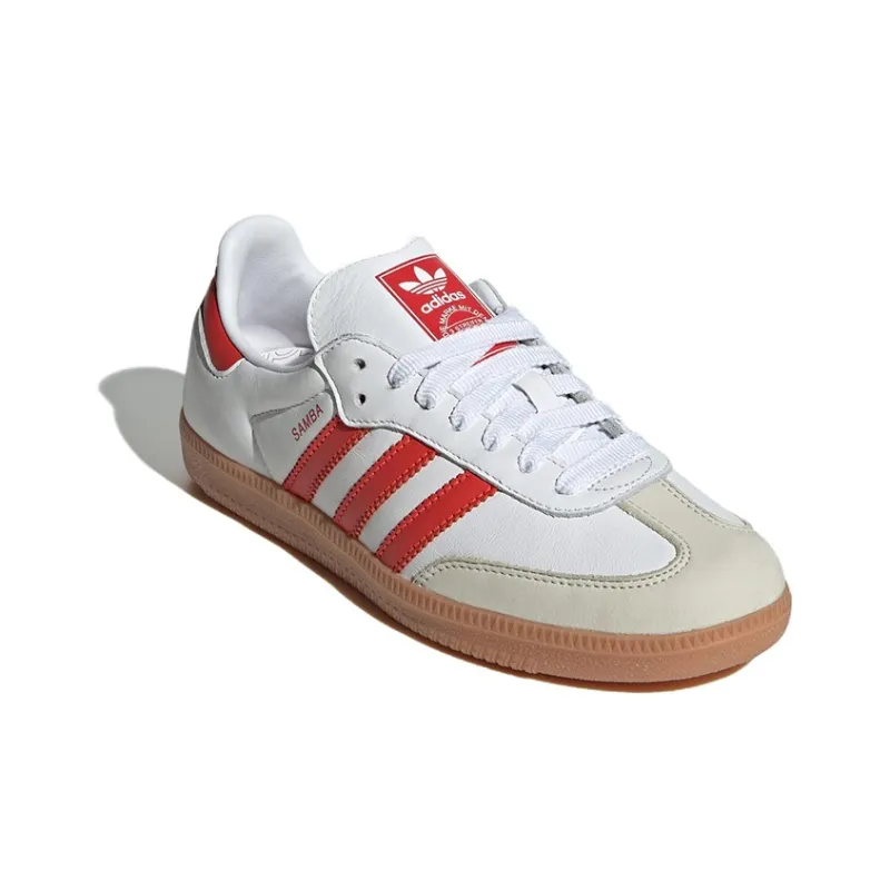 Adidas Samba OG 'White Solar Red Gum' Women's-2
