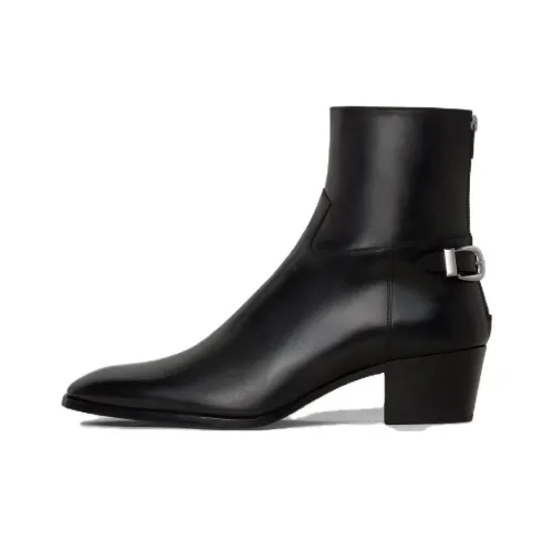 CELINE Ankle Boots Men Black