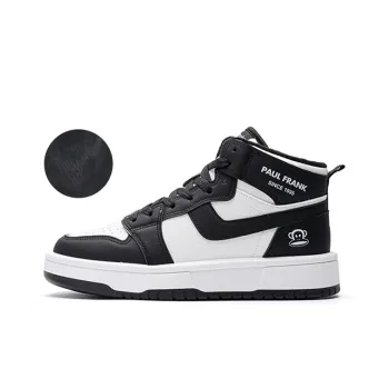 PAUL FRANK Slip-Resistant High-Top Skateboard Shoes Unisex