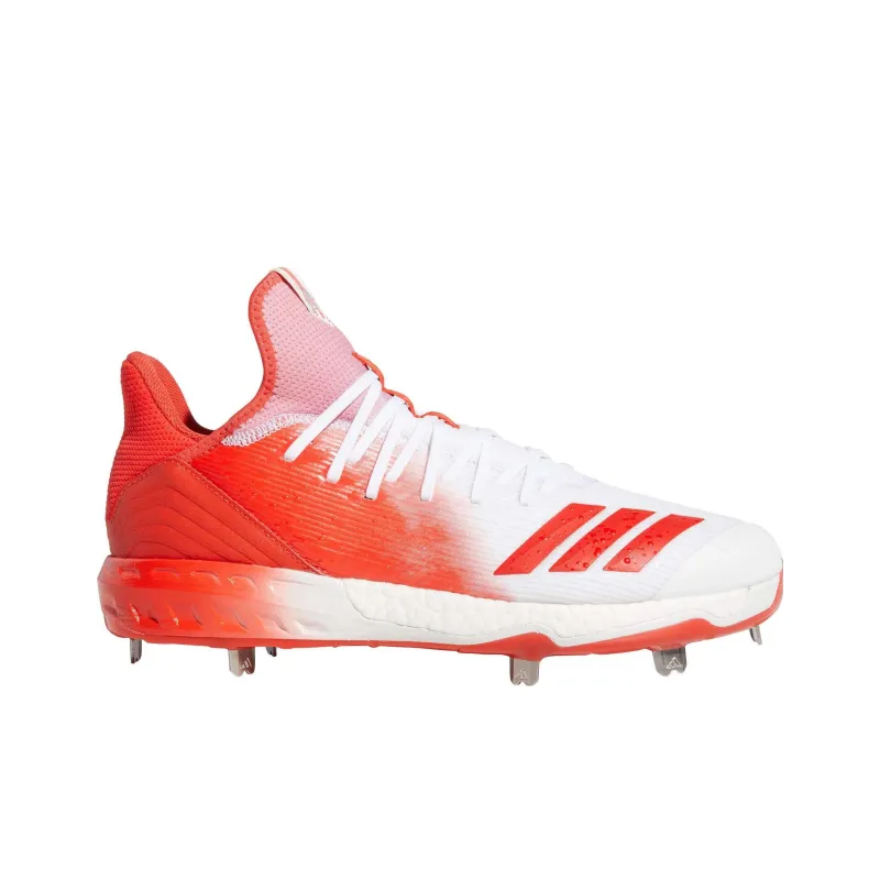 Adidas Icon 4 Splash Metal Baseball Cleats 'Red White'-1